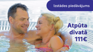 Izstādes piedāvājums 111 eiro vērtībā "Atpūta divām personām"